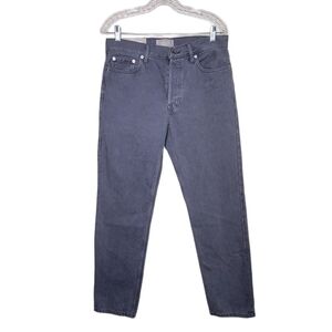 EVERLANE Women's Gray Denim Jeans Relaxed Straight Organic Cotton Size 27